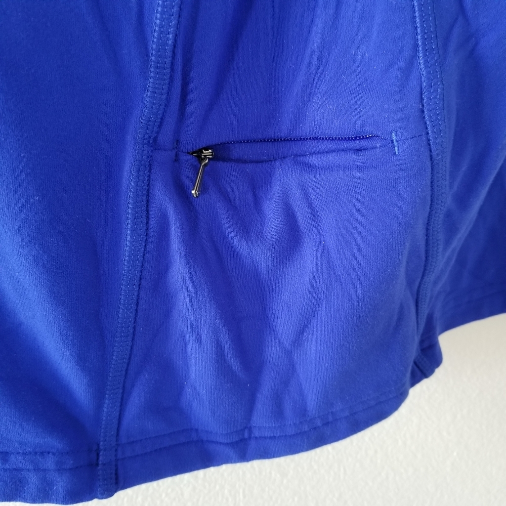 Lucy Activewear Fitted Tank Top Blue w/ Bra EUC - Picture 6 of 7